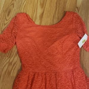 Bnwt Jessica Simpson coral lace dress
